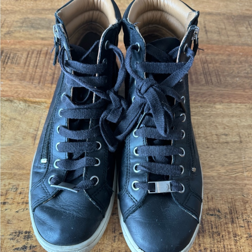 UGG Black High Top zipper Sneakers
